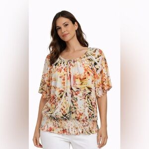 🌴Tropical Print Blouse